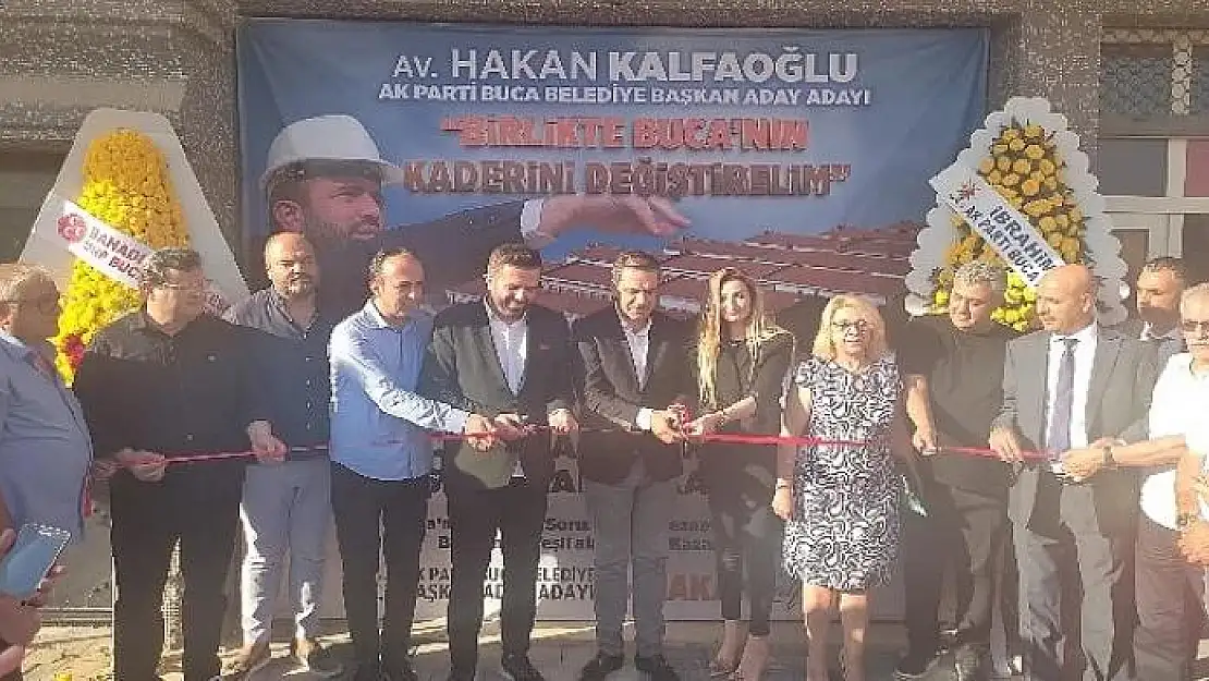 Hakan Kalfaoğlu İzmir'deki ilk Seçim Koordinasyon Ofisini açtı