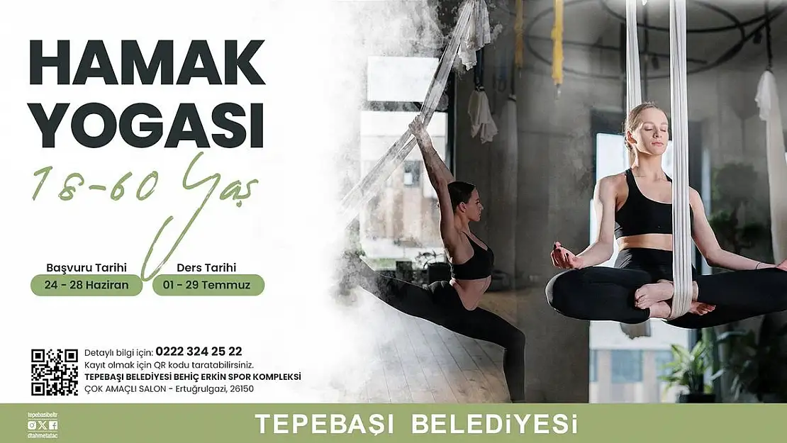 Hamak yogası kayıtları açıldı