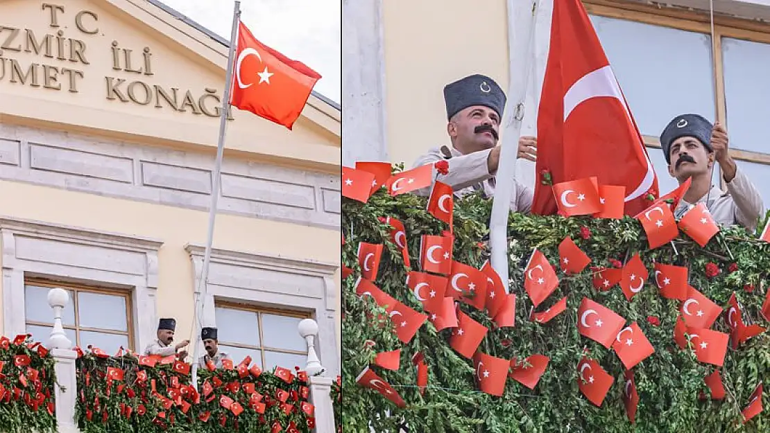 Hükümet Konağı’nda bayrak göndere çekildi