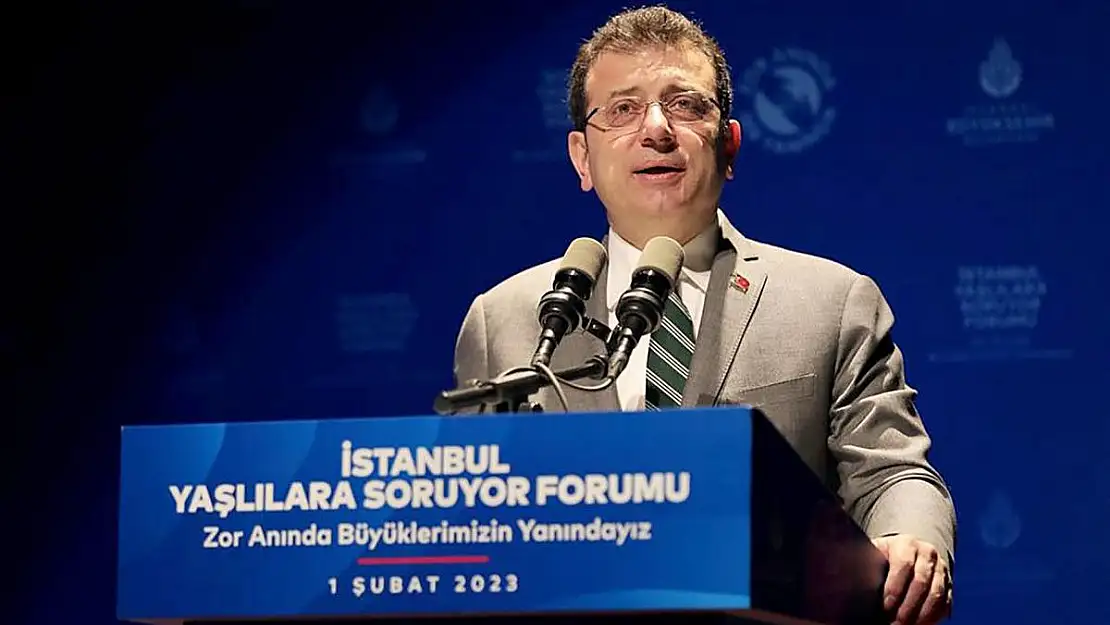 İBB Başkanı İmamoğlu, 'İstanbul Yaşlılara Soruyor Forumu'na katıldı.