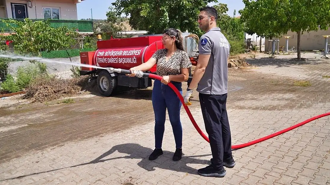 İBB orman gönüllüleri ile köyleri itfaiye üssüne çeviriyor