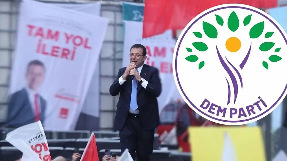 İmamoğlu'na destek eylemi: DEM Parti saat verdi