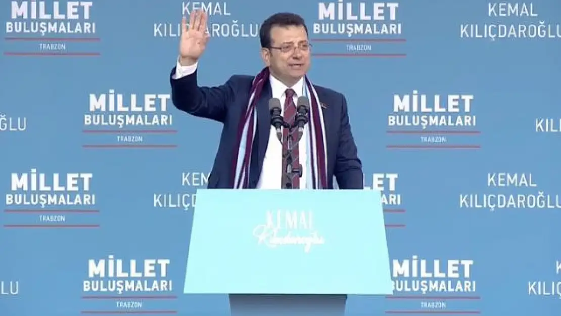 İmamoğlu: Trabzon’da 13. Cumhurbaşkanımız’ın fırtınası var!