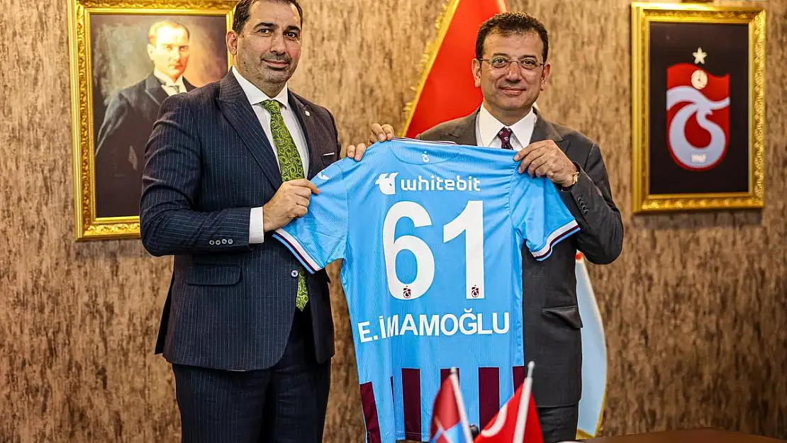 İmamoğlu'ndan Trabzonspor'a ziyaret!