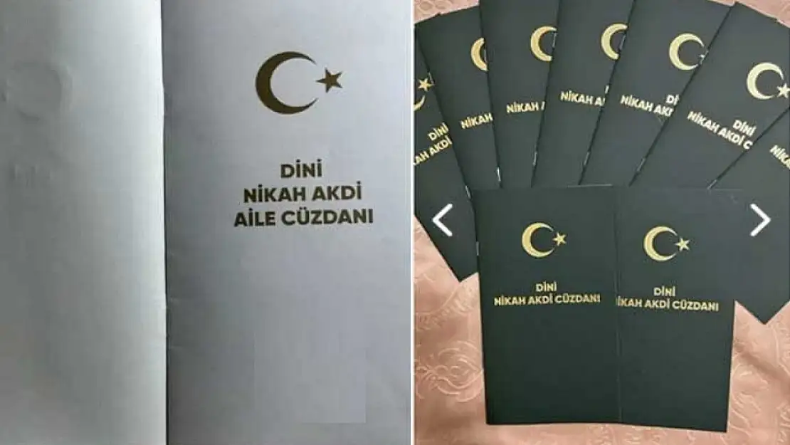 İnternetten ‘dini nikah cüzdanı’ siparişi