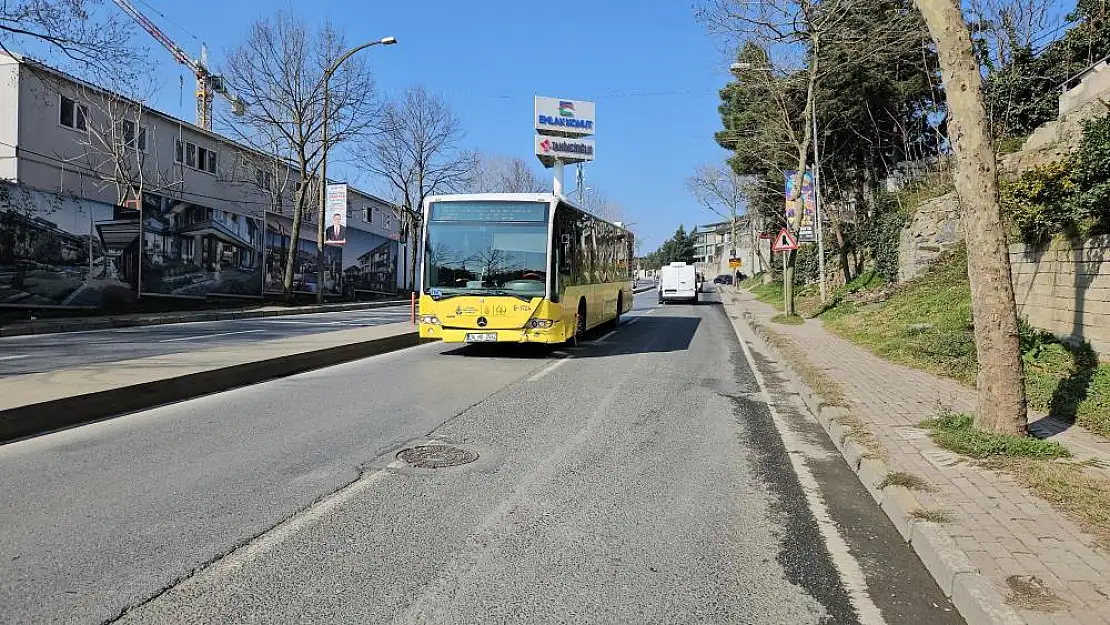 İstanbul Sarıyer’de ters yöne giren İETT otobüsü hafif ticari araçla çarpıştı