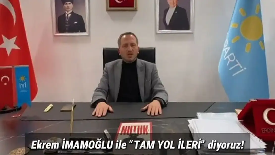 İYİ Parti’den İmamoğlu’na “Tam yol ileri” çağrısı!