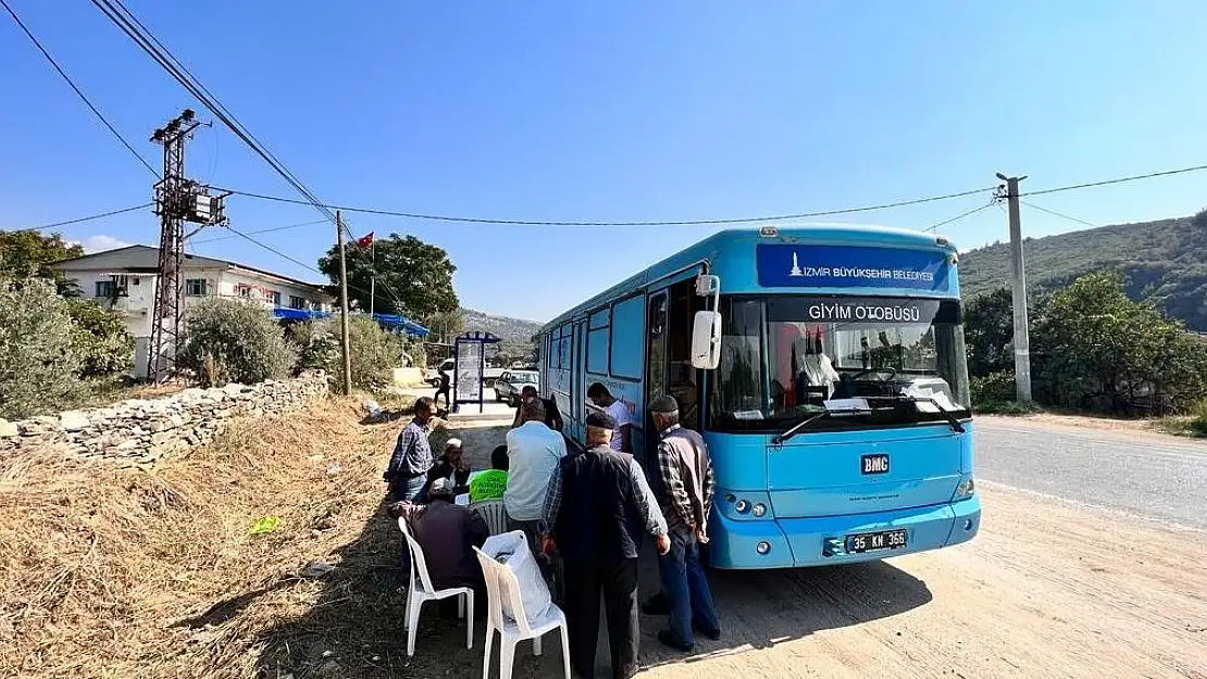 İzBB’nin giyim otobüsü Ödemiş’ten yola çıktı