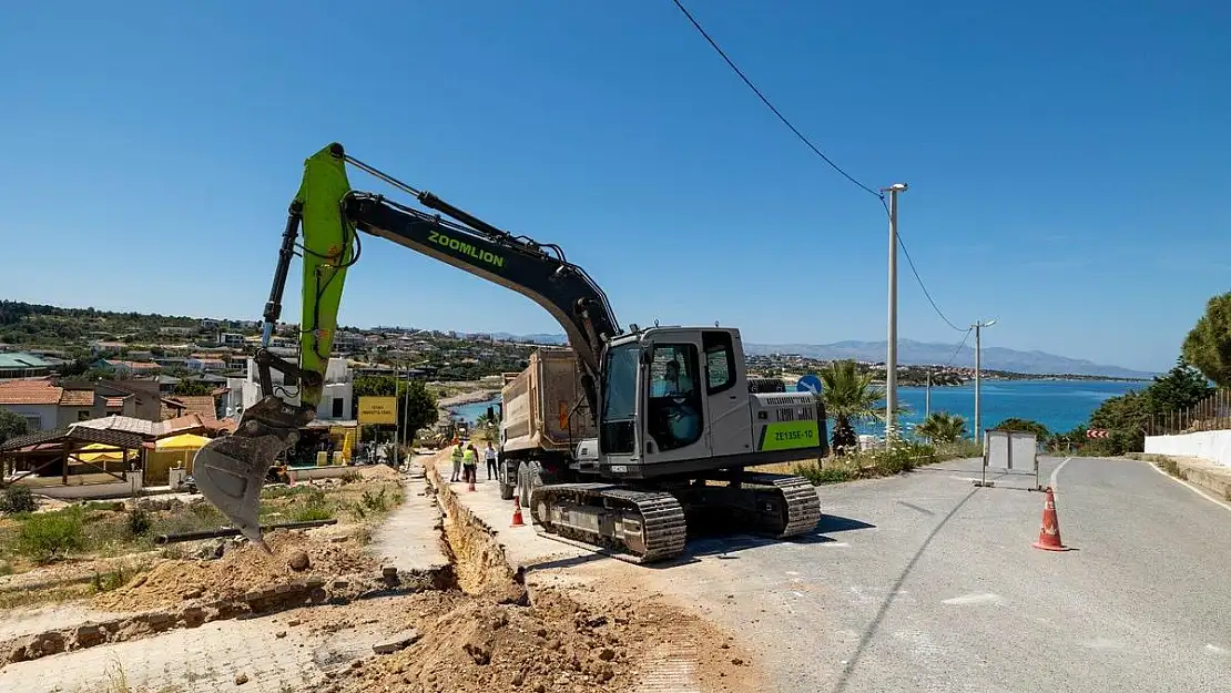 İzmir Büyükşehir Belediyesi Çeşme’nin içme suyu sorununa neşter vuruyor