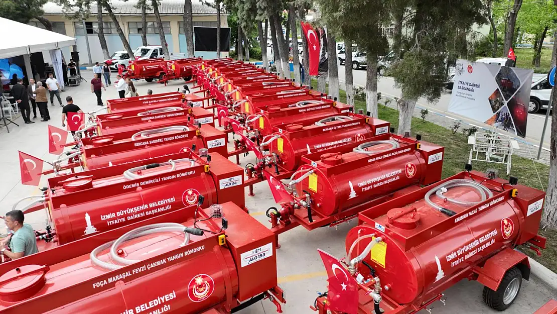 İzmir Büyükşehir Belediyesi'nden yangın ve afetlere karşı dev yatırım!