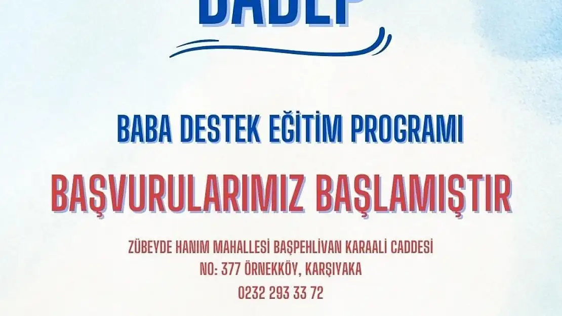 İzmir'de babalar için eğitim programı: Başvurular başladı