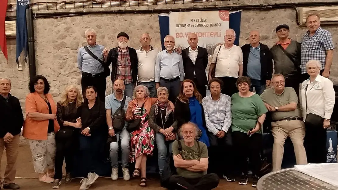 İzmir'de Ege 78'liler Derneği'nden 20. yıl coşkusu