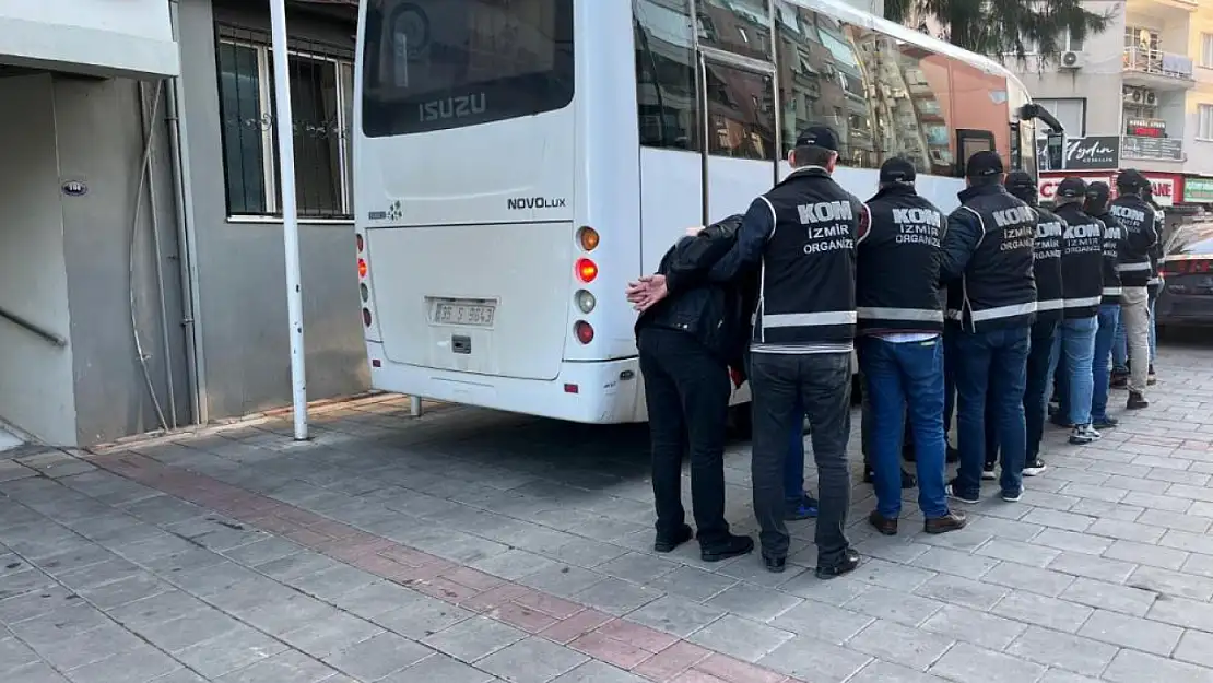 İzmir'de Genç Osman çetesine baskın: Çok sayıda tutuklama