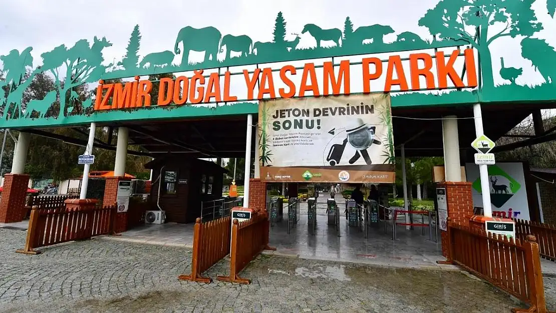 İzmir Doğal Yaşam Parkı'nda jetonla giriş dönemi kapanacak