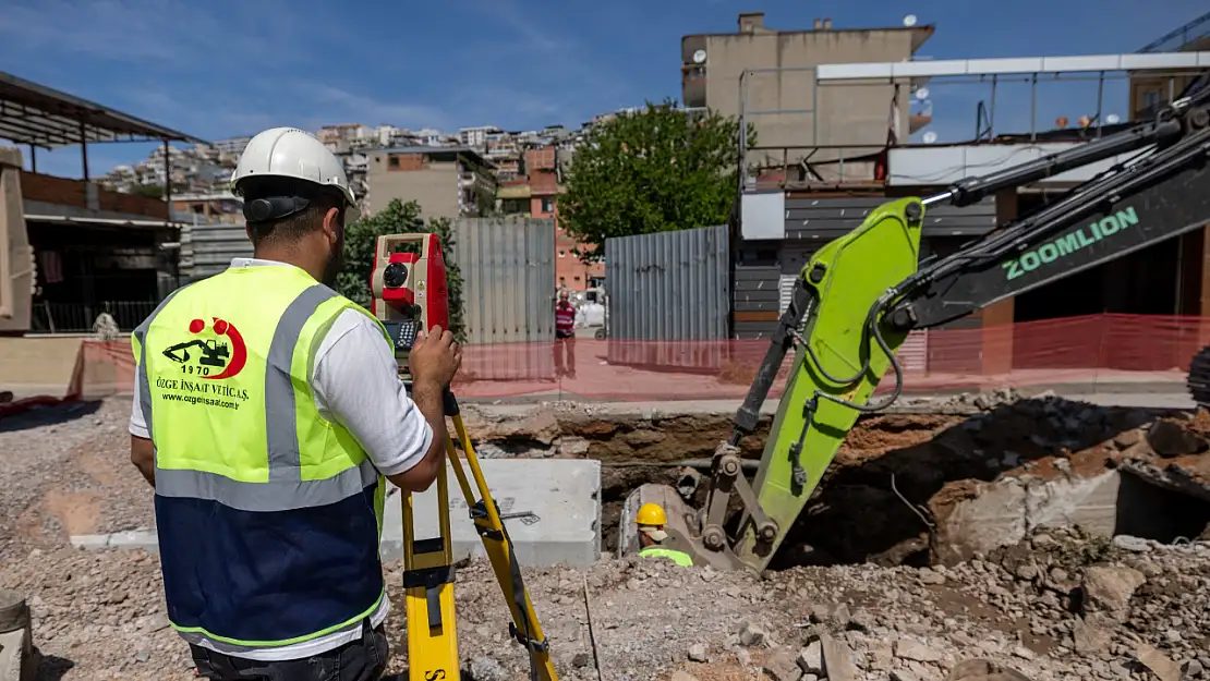 İzmir'in o mahallesinde altyapı değişiyor! Taşkın riski azalacak