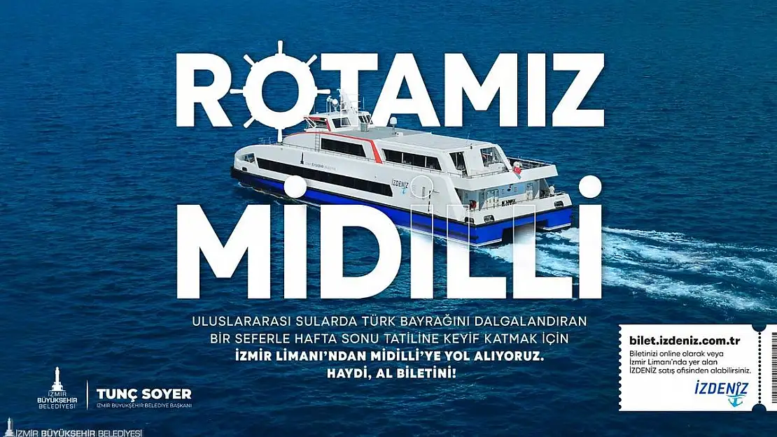 İzmir-Midilli seferleri 2 Haziran’da başlıyor