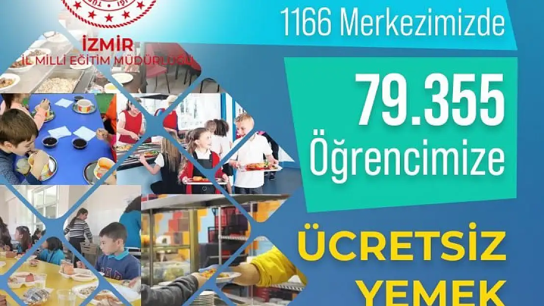 İzmir’de 79 bin 355 öğrenciye ücretsiz yemek