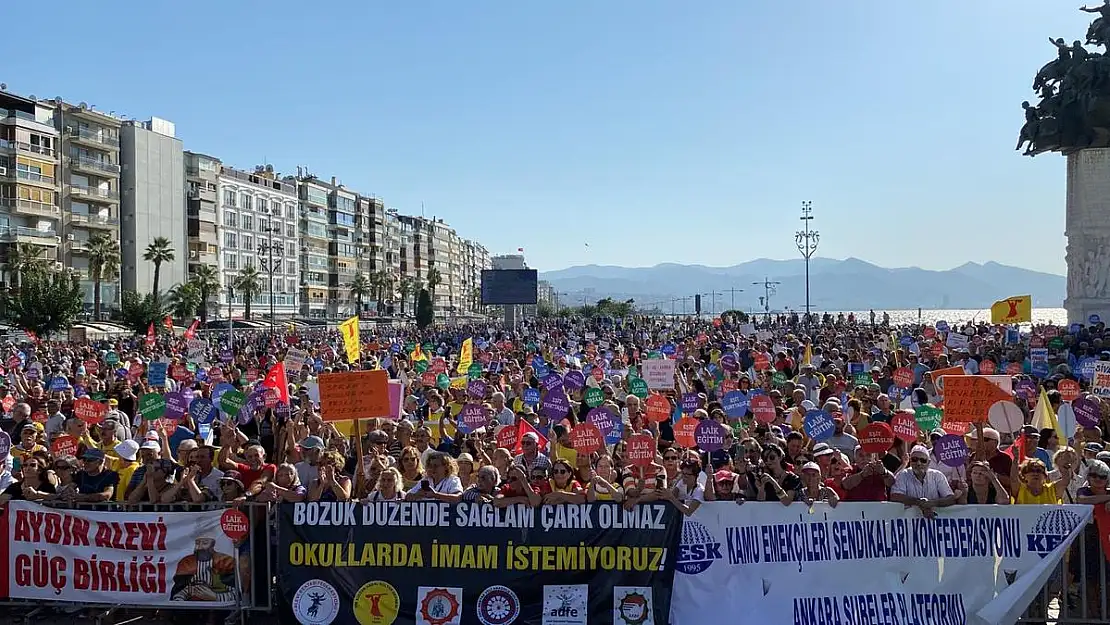 İzmir’de ÇEDES Projesi’ne tepki yürüyüşü başladı