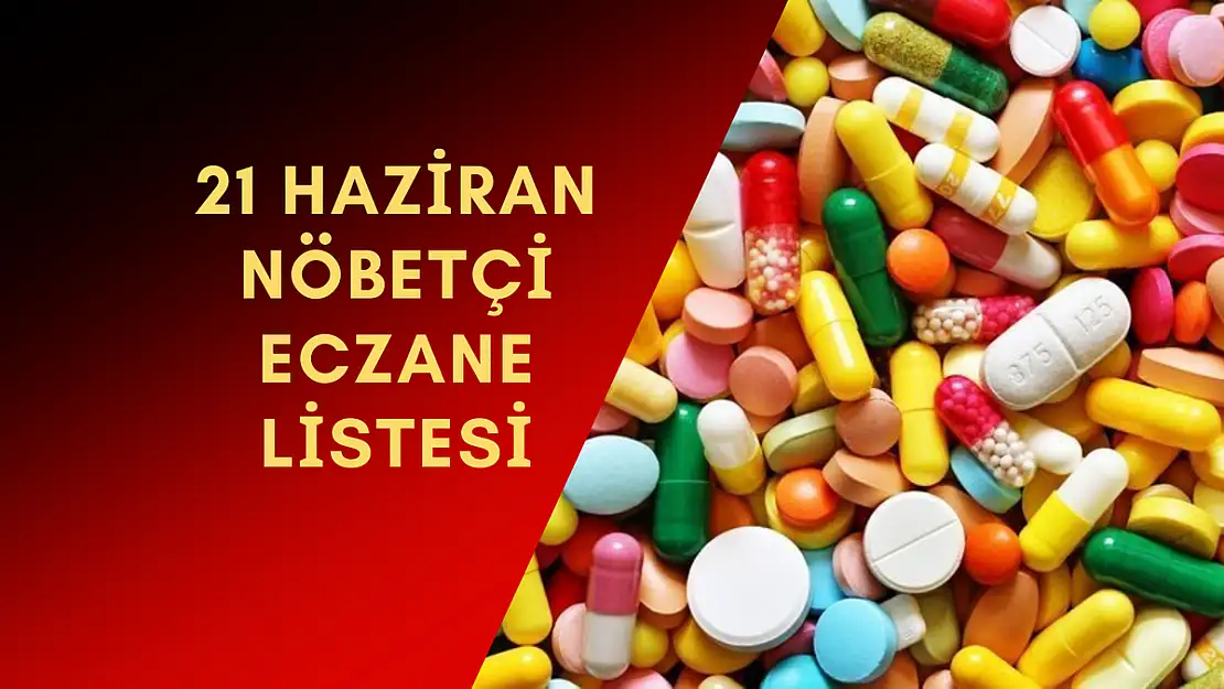 İzmir'de ilçe ilçe nöbetçi eczaneler – 21 Haziran 2023