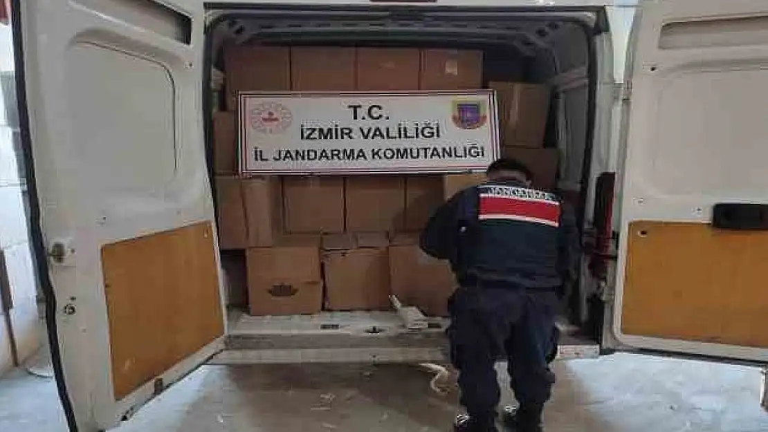 İzmir’de kaçak ‘Makaron’ operasonu