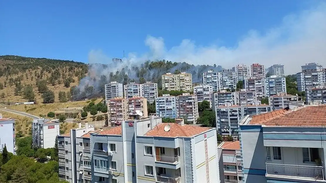 İzmir’de yangın!