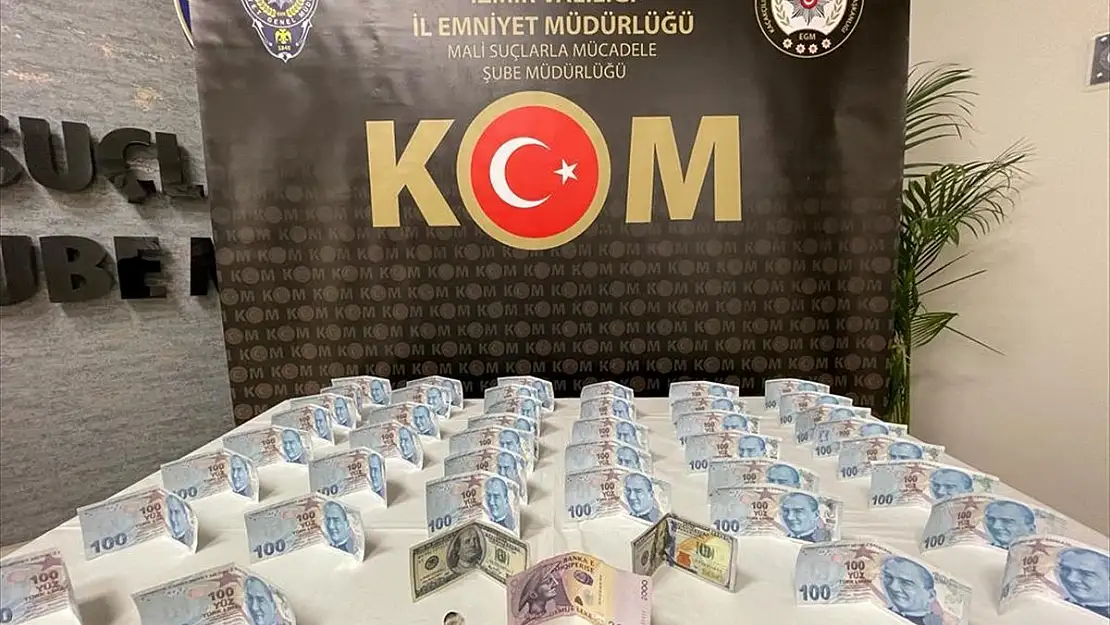 İzmir’deki sahte para operasyonunda 2 kişi yakalandı