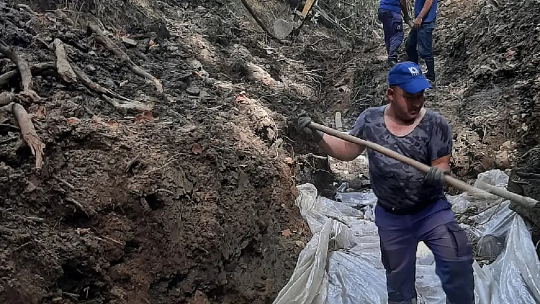 İZSU Kerpiçlik'te engebeli araziye meydan okuyor