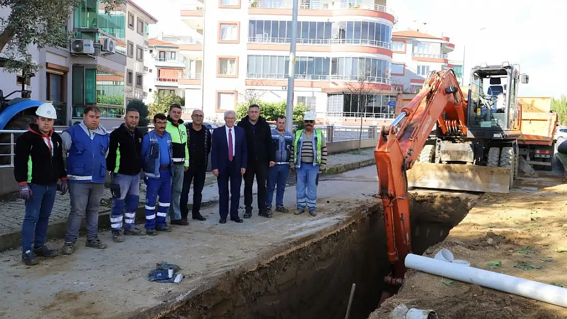 İZSU’dan Ödemiş’e yağmur suyu hattı yatırımı