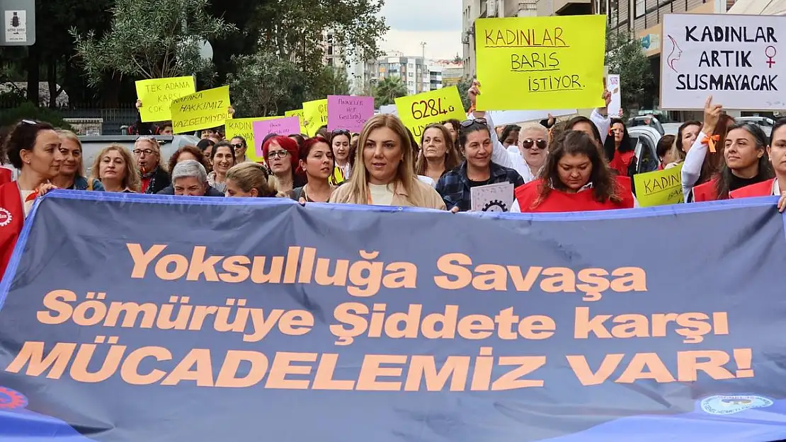 Kadınlar Bornova'dan ses yükseltti