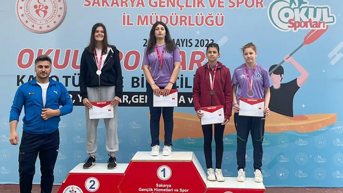 Kanoda Türkiye birincisi Afyonkarahisarlı sporcu oldu