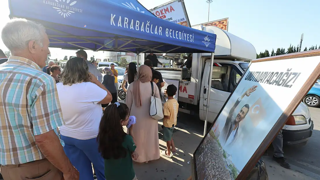 Karabağlar'da Zeyrek anısına anlamlı lokma hayrı