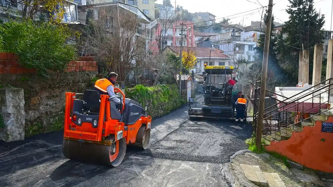 Karabağlar'da asfalt seferberliği