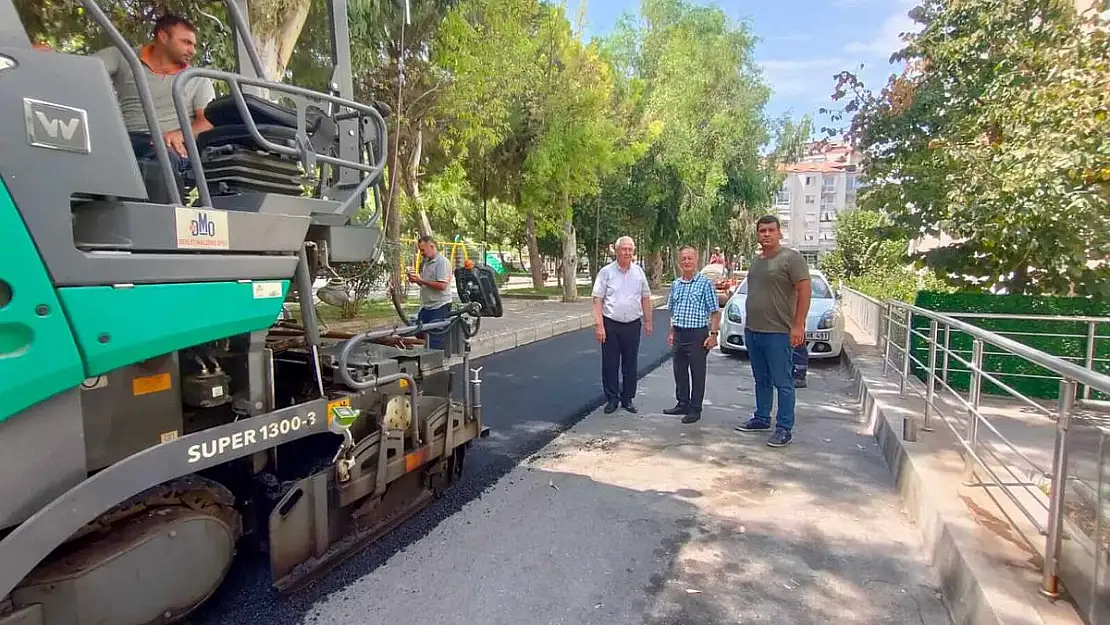 Karabağlar’da asfaltlama çalışmaları sürüyor