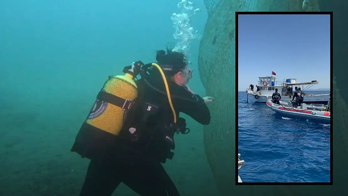 Karaburun'da hayalet ağ operasyonu!