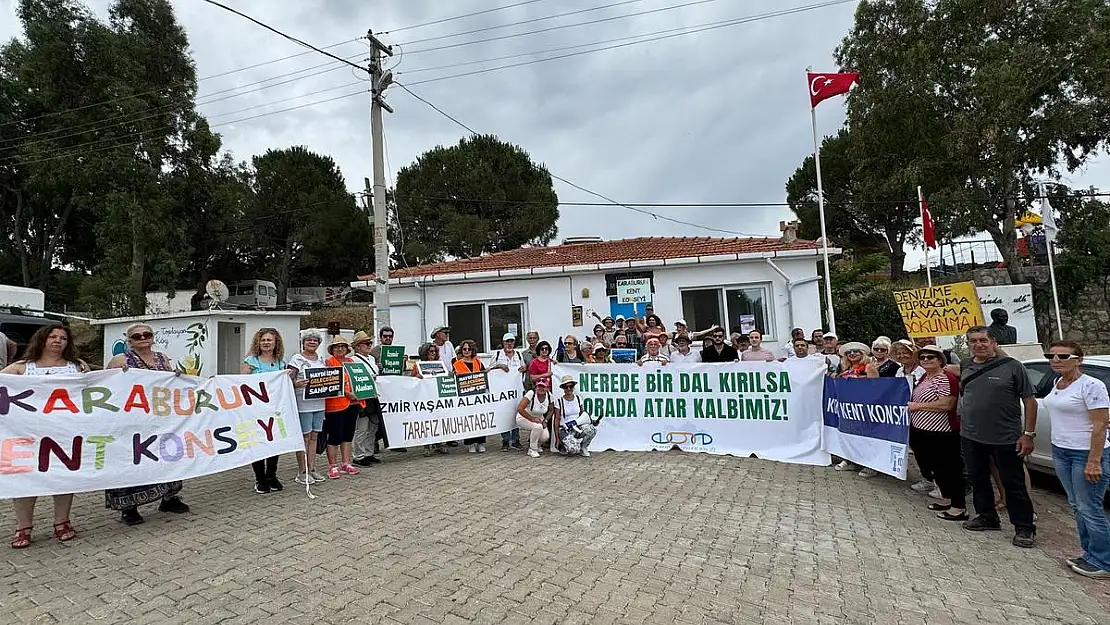 Karaburun Sarpıncık'ta doğa kazandı!