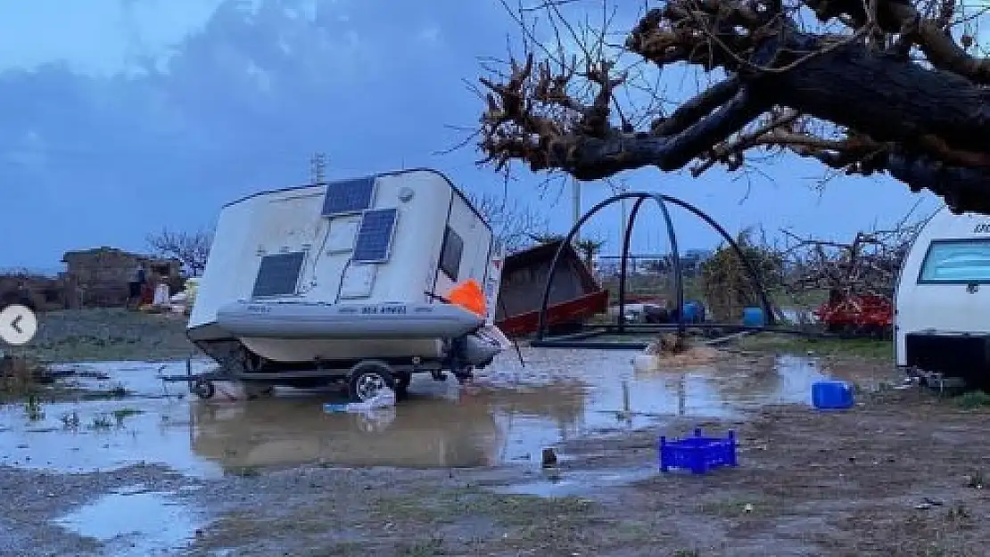 Karaburun’da fırtına!