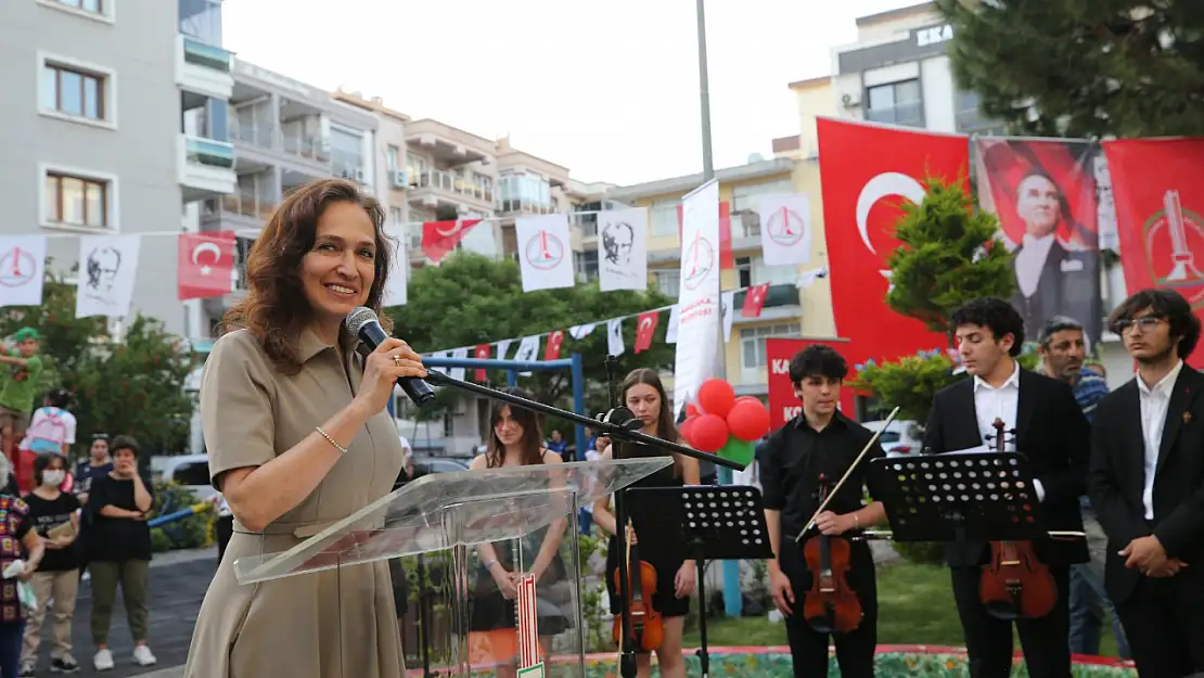 Karşıyaka Kent Konseyi Parkı açıldı