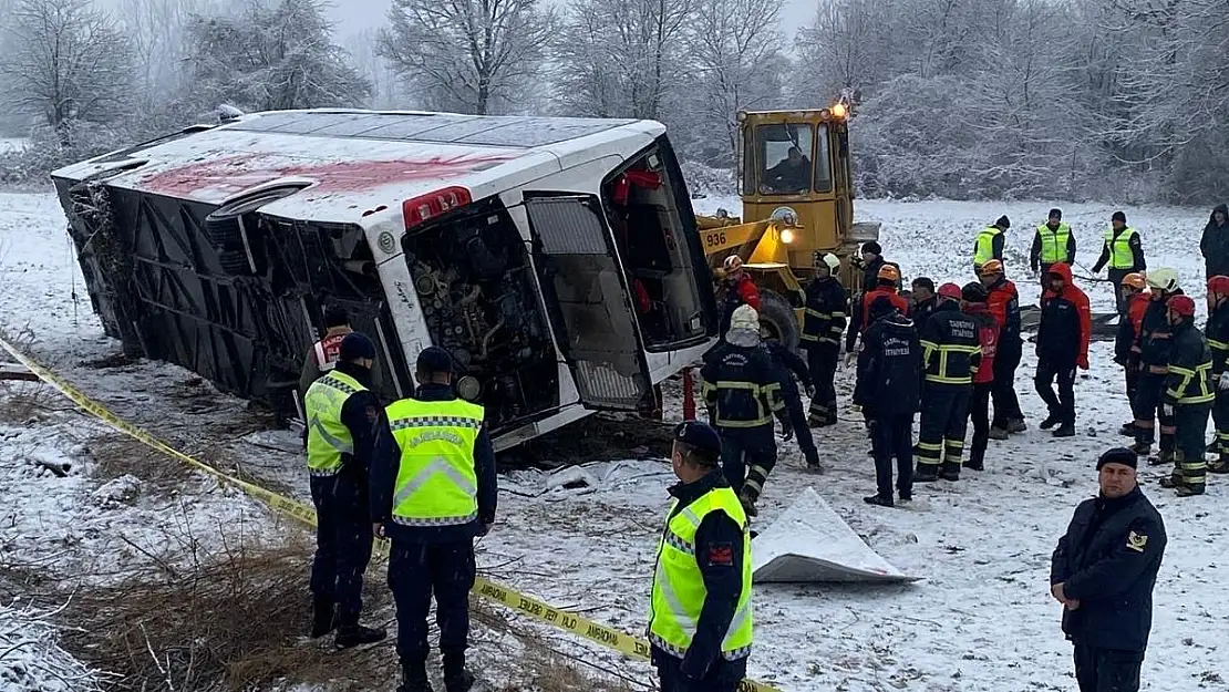 Kastamonu’da otobüs kazası! 6 ölü, 33 yaralı