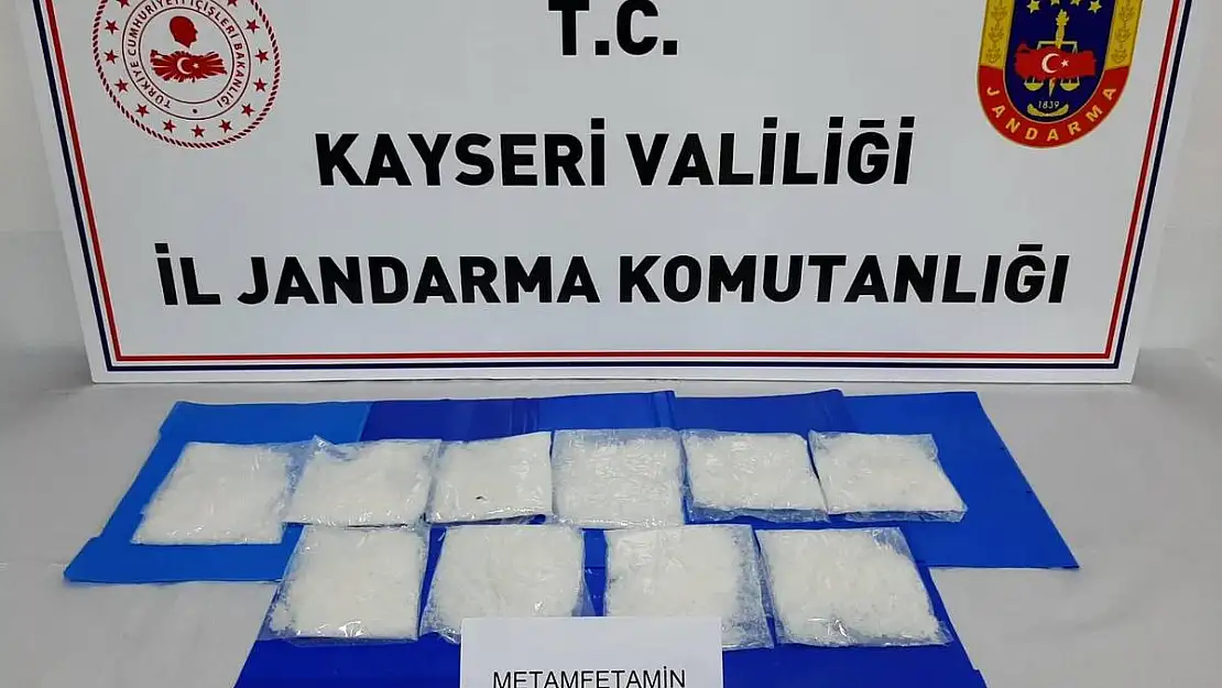 Kayseri’de 1 kilo uyuşturucu yakalandı