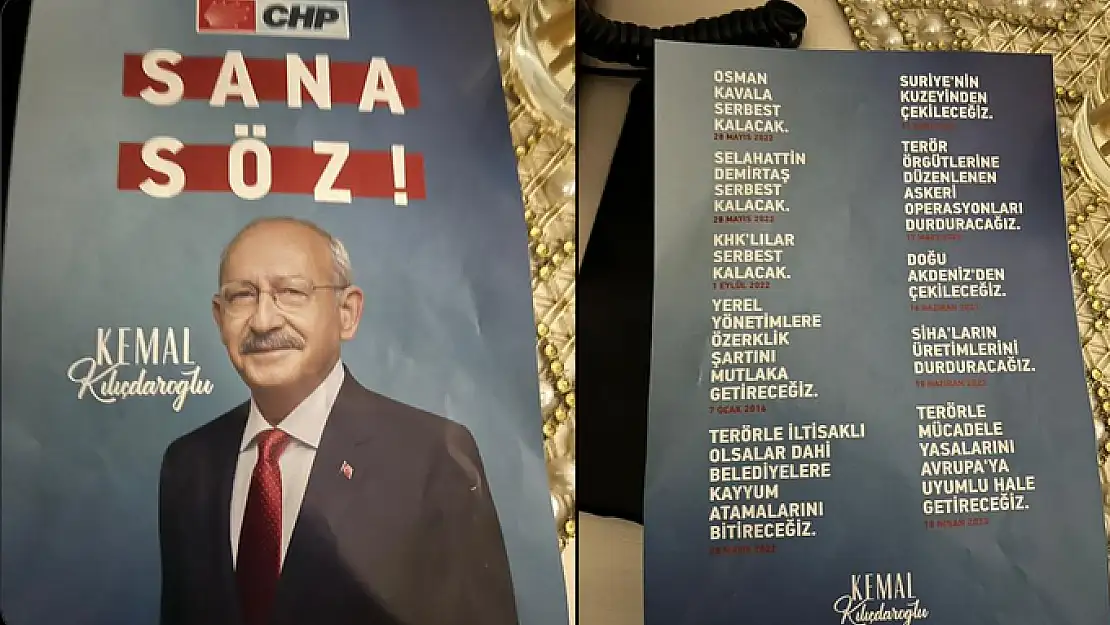 Kayseri’de CHP adına ‘provokatif’ afişler