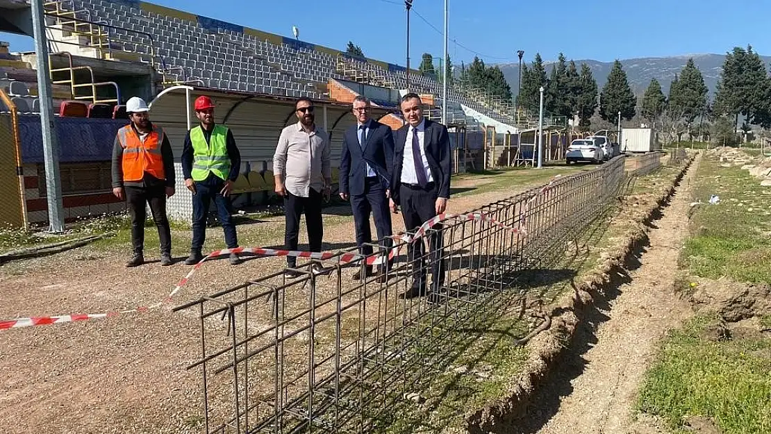 Kemalpaşa Stadı’nda yenileme çalışmaları başladı