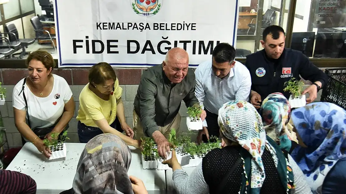 Kemalpaşa’da 150 bin fide toprakla buluşacak