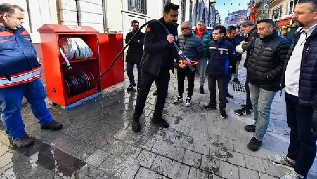 Kemeraltı, yangınlara dirençli hale geliyor