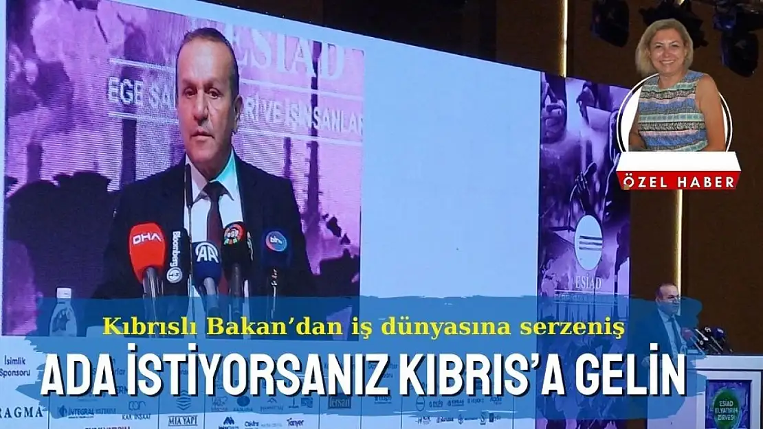 Kıbrıslı Bakan'dan ada sitemi