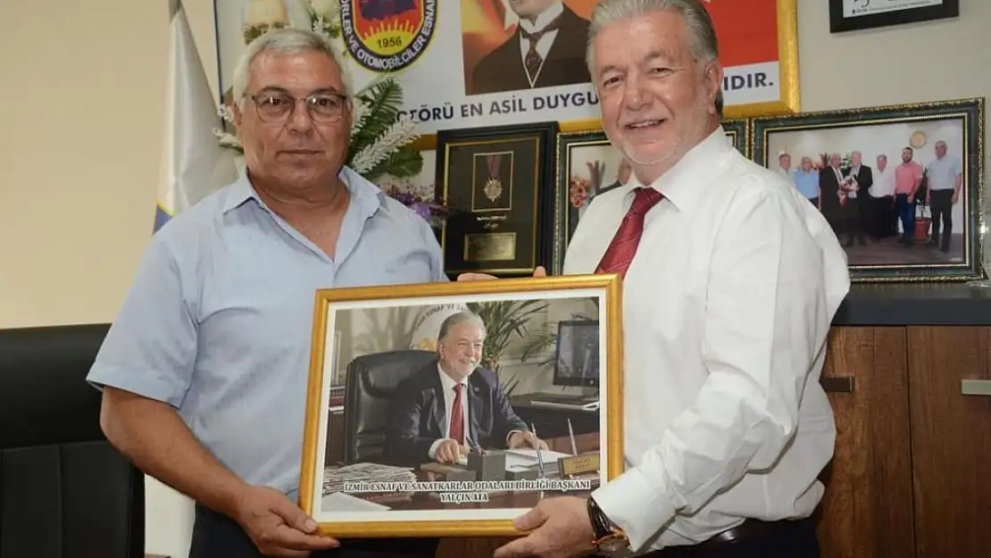 Kiraz Şoförler ve Otomobilciler Odası Başkanı Selim Özdeveci’ye ziyaret