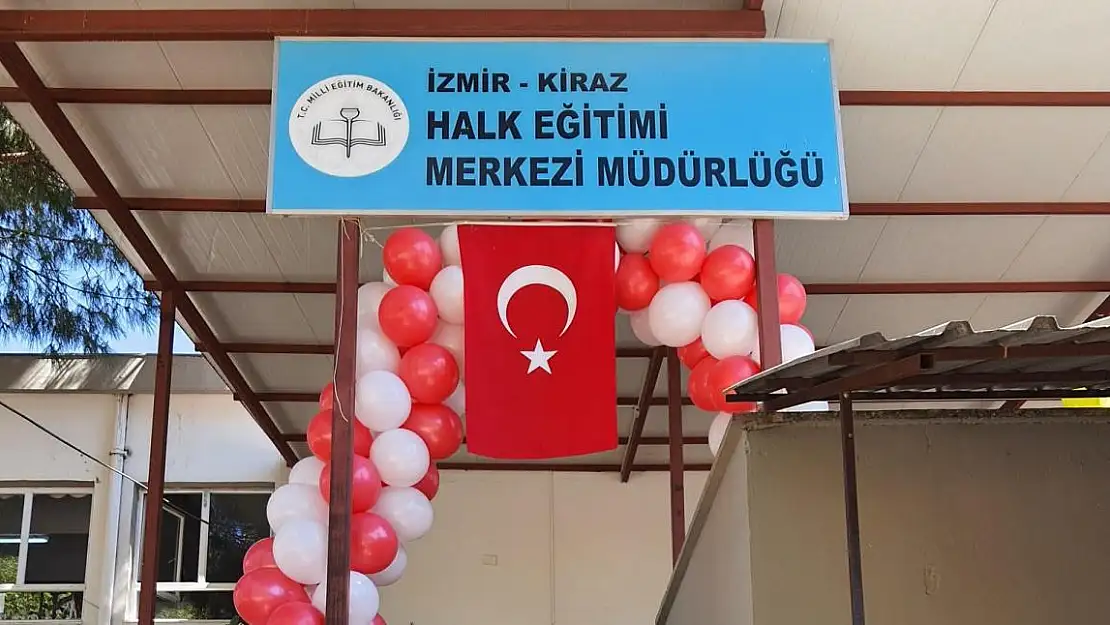 Kiraz’da Halk Eğitim Merkezi’nde, kardeş il ilan edilen Adıyaman’a destek