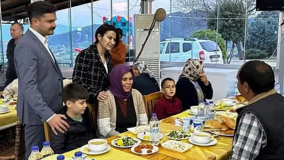 Kiraz'da şehit ve gazi aileleri iftar yemeğinde buluştu