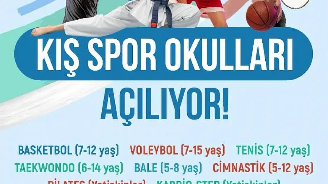 Kış Spor Okulu'na kayıtlar başladı