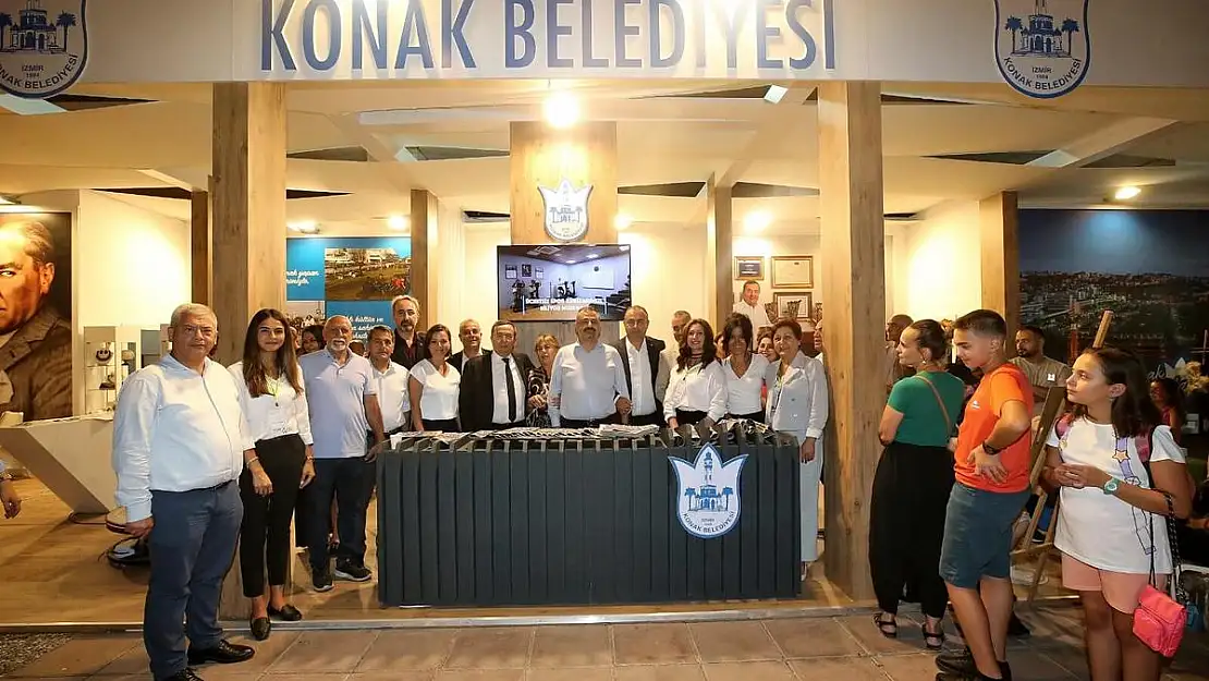 Konak Belediyesi'nin Fuar standı yoğun ilgi görüyor