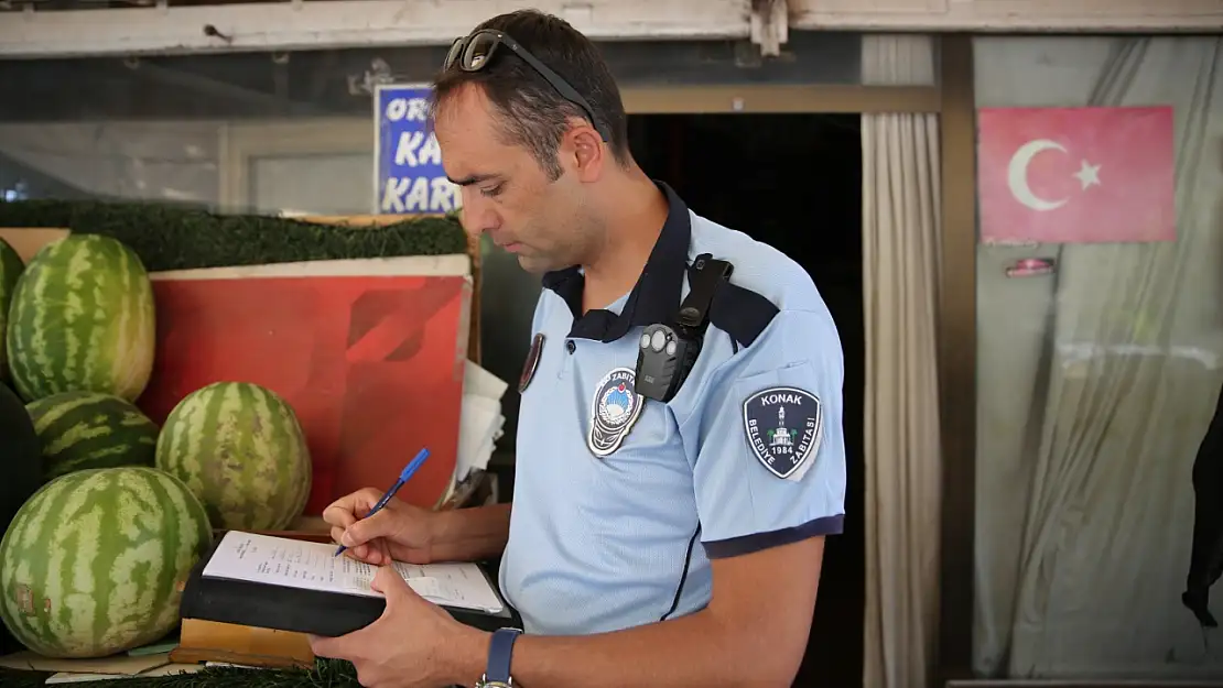 Konak Zabıtası'ndan yoğun denetim